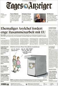 Portada de Tages-Anzeiger (Suisse)