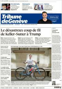 Portada de La Tribune de Genève (Suisse)