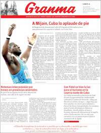 Portada de Granma (Cuba)