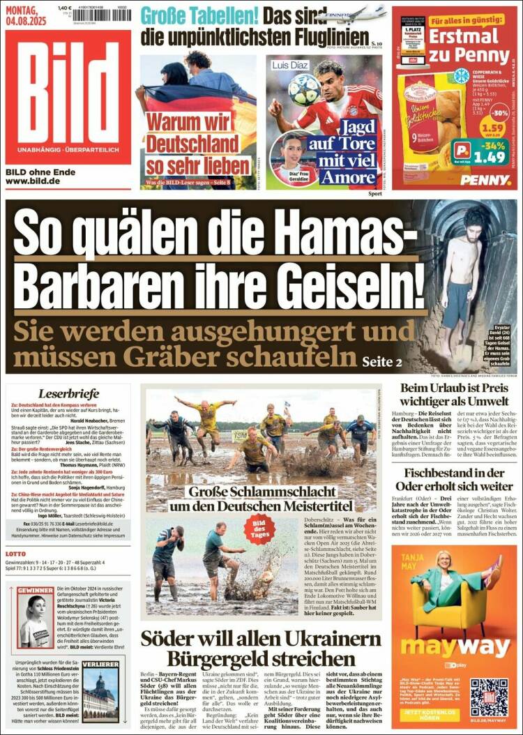 Portada de Bild (Germany)