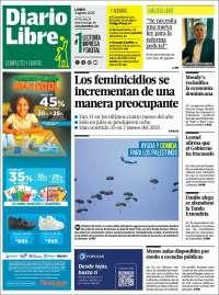 Portada de Diario Libre (R. Dominicana)