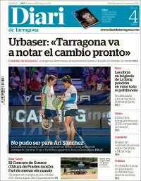 Portada de Diari de Tarragona (Spain)