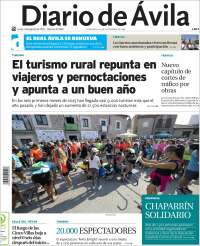 Portada de Diario de Ávila (Spain)