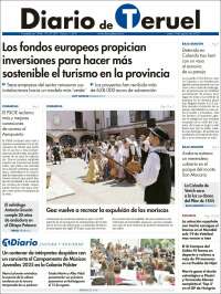 Portada de Diario de Teruel (Spain)