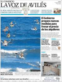 Portada de El Comercio - Avilés (Spain)