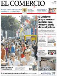 Portada de El Comercio - Gijón (Spain)