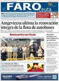 Portada de El Faro de Ceuta (España)