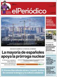 Portada de El Periódico (España)