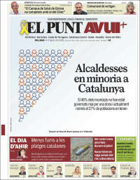 Portada de El Punt Avui (España)