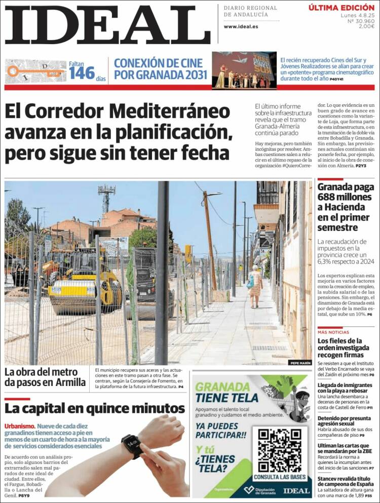 Portada de Ideal (España)