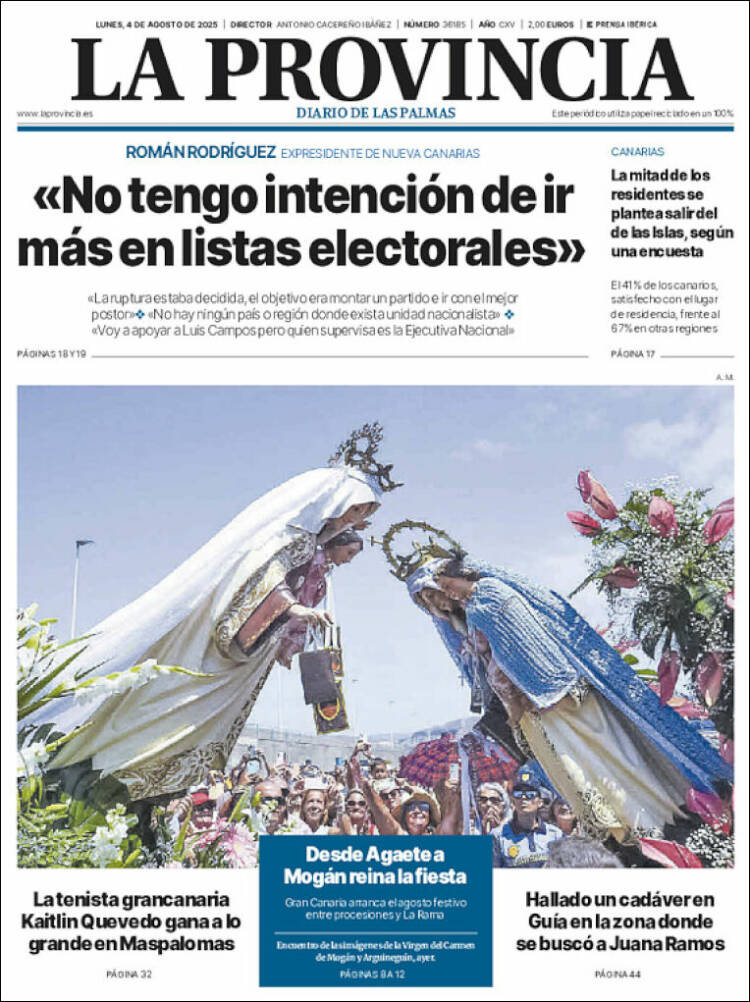 Portada de La Provincia (Spain)