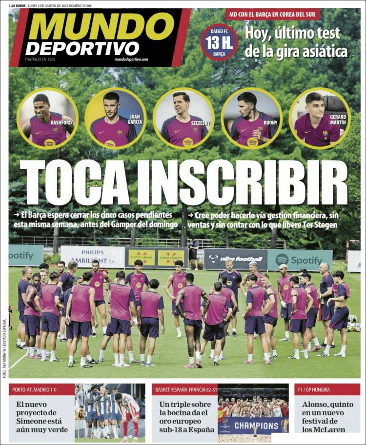 Portada de El Mundo Deportivo (España)