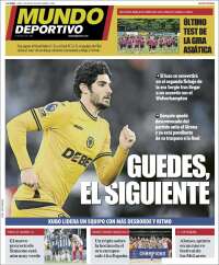 Portada de Mundo Deportivo Gipuzkoa (España)