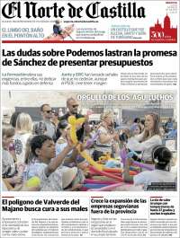 Portada de Norte de Castilla - Segovia (Spain)