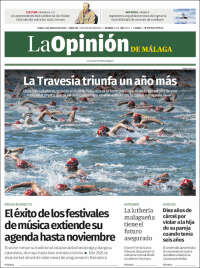 Portada de La Opinión de Málaga (Spain)