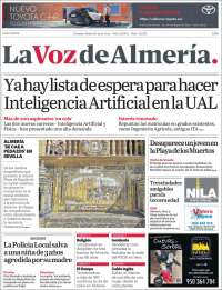 Portada de La Voz de Almería (Spain)