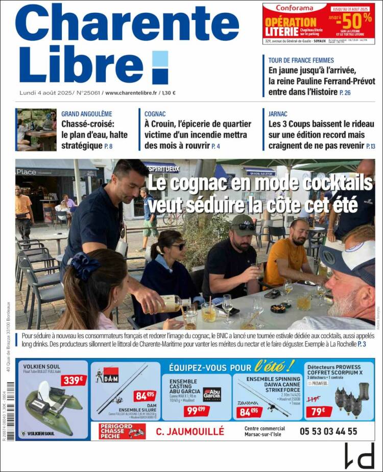 Portada de Charente Libre (France)