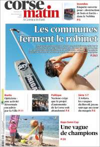Portada de Corse-Matin (France)