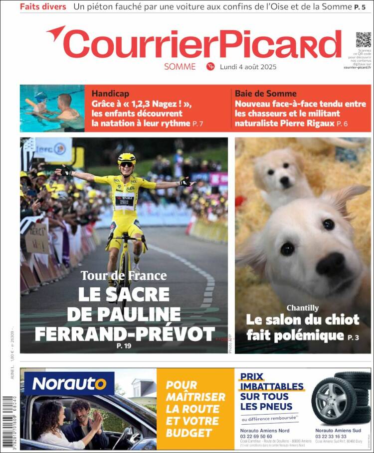 Portada de Courrier Picard (France)