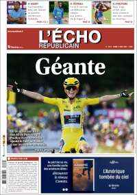 Portada de L'Echo Républicain (France)