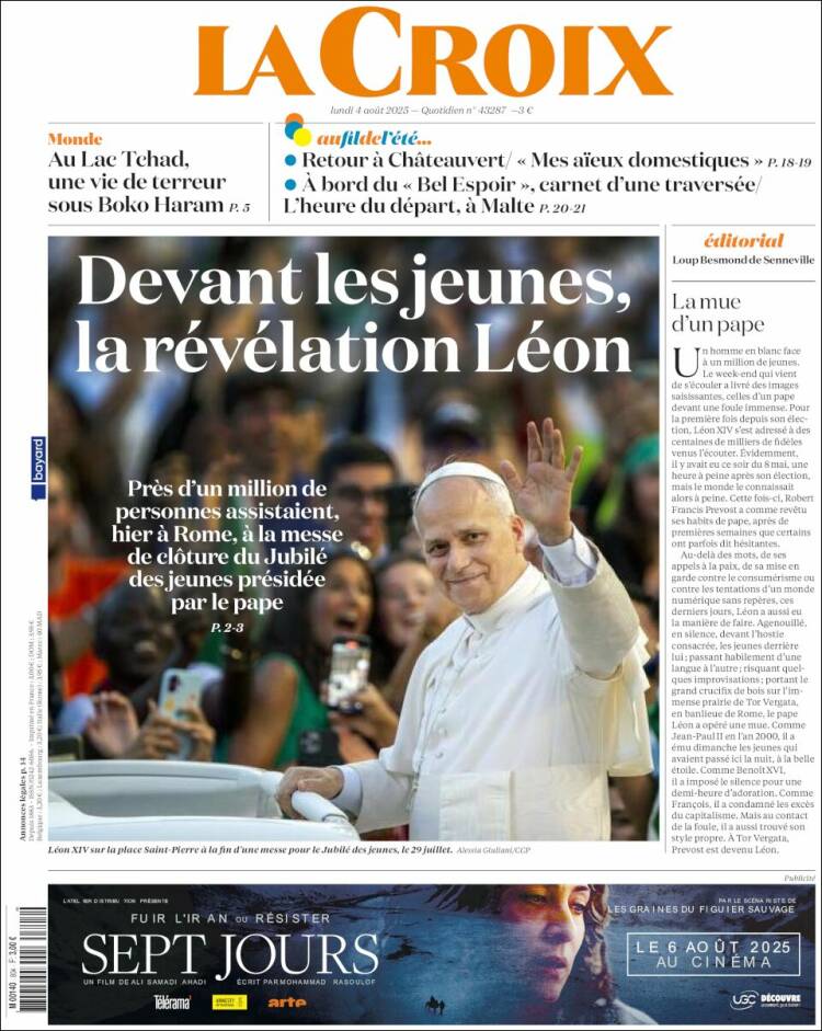 Portada de La Croix (France)