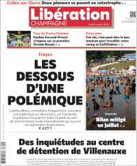Portada de Libération Champagne (Francia)