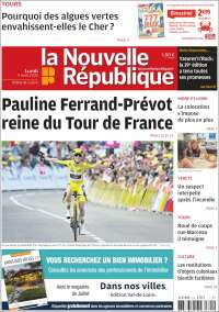 Portada de La Nouvelle Republique (France)