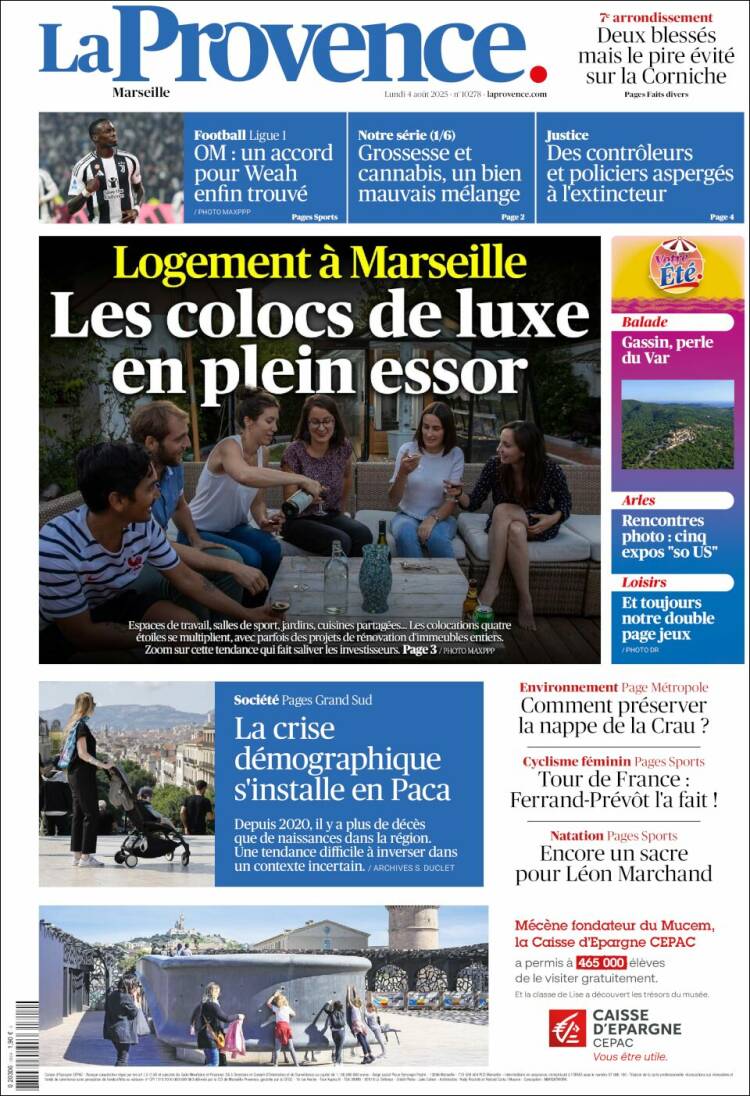 Portada de La Provence (France)
