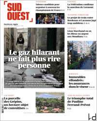 Portada de Sud Ouest (France)