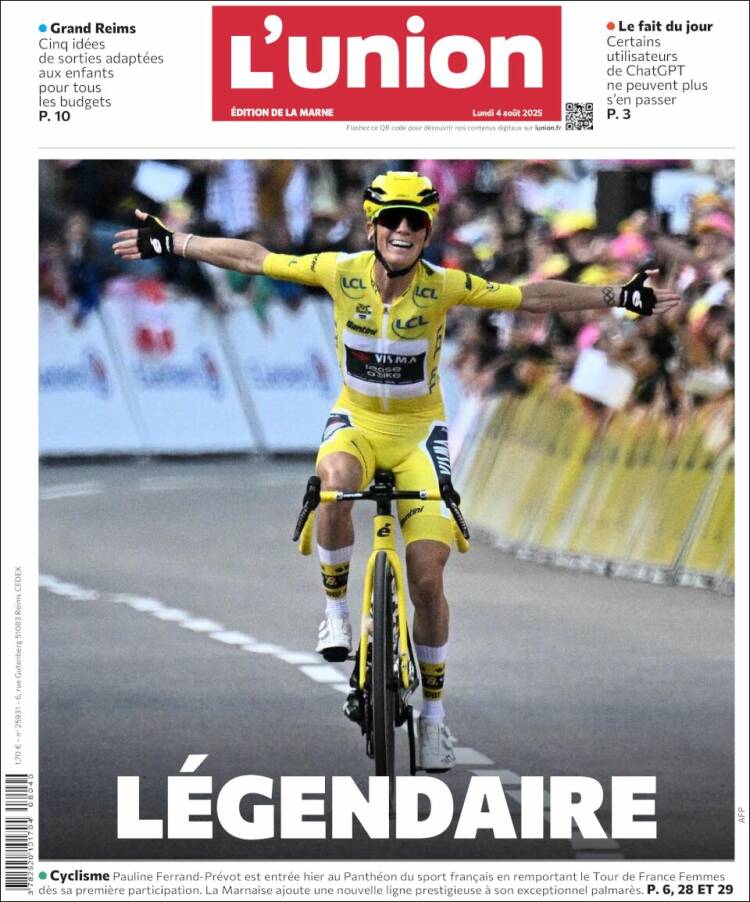 Portada de L'Union (France)