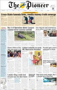 Portada de The Pioneer (India)
