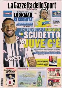 Portada de La Gazzetta dello Sport (Italy)