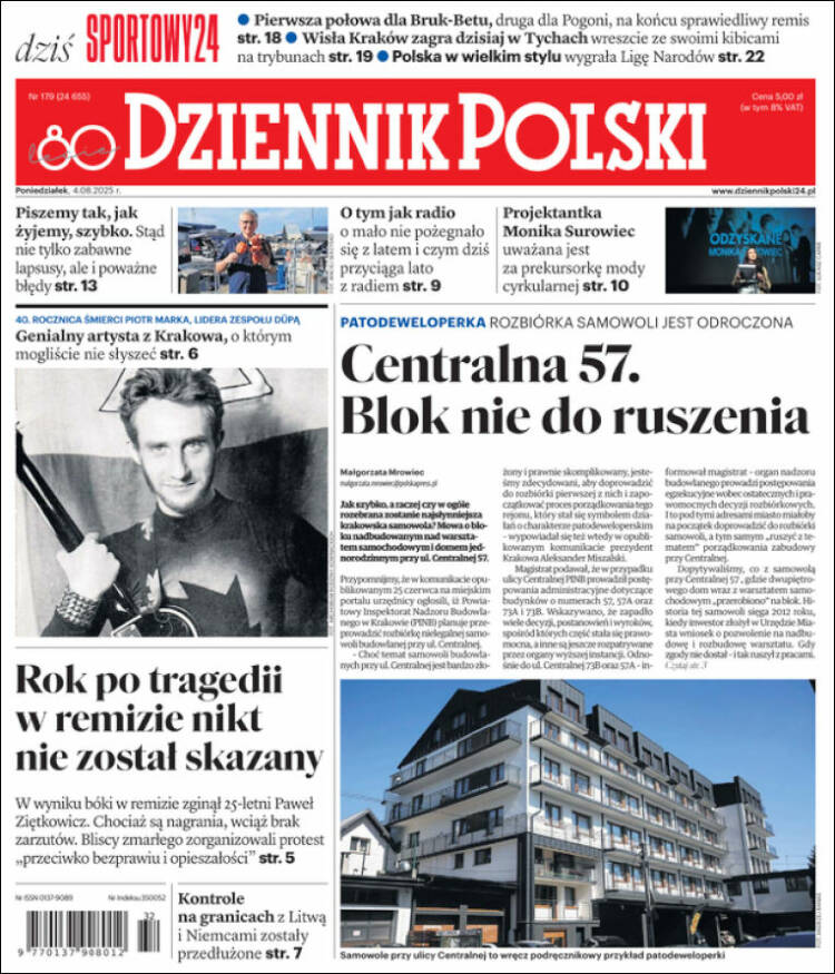 Portada de Dziennik (Poland)
