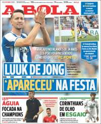 Portada de A Bola (Portugal)