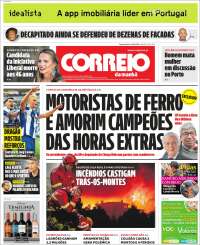 Portada de Correio da Manhã (Portugal)
