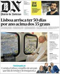 Portada de Diário de Noticias (Portugal)
