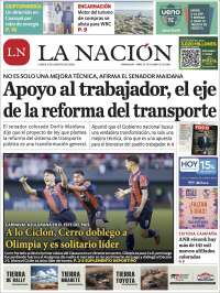Portada de La Nación (Paraguay)