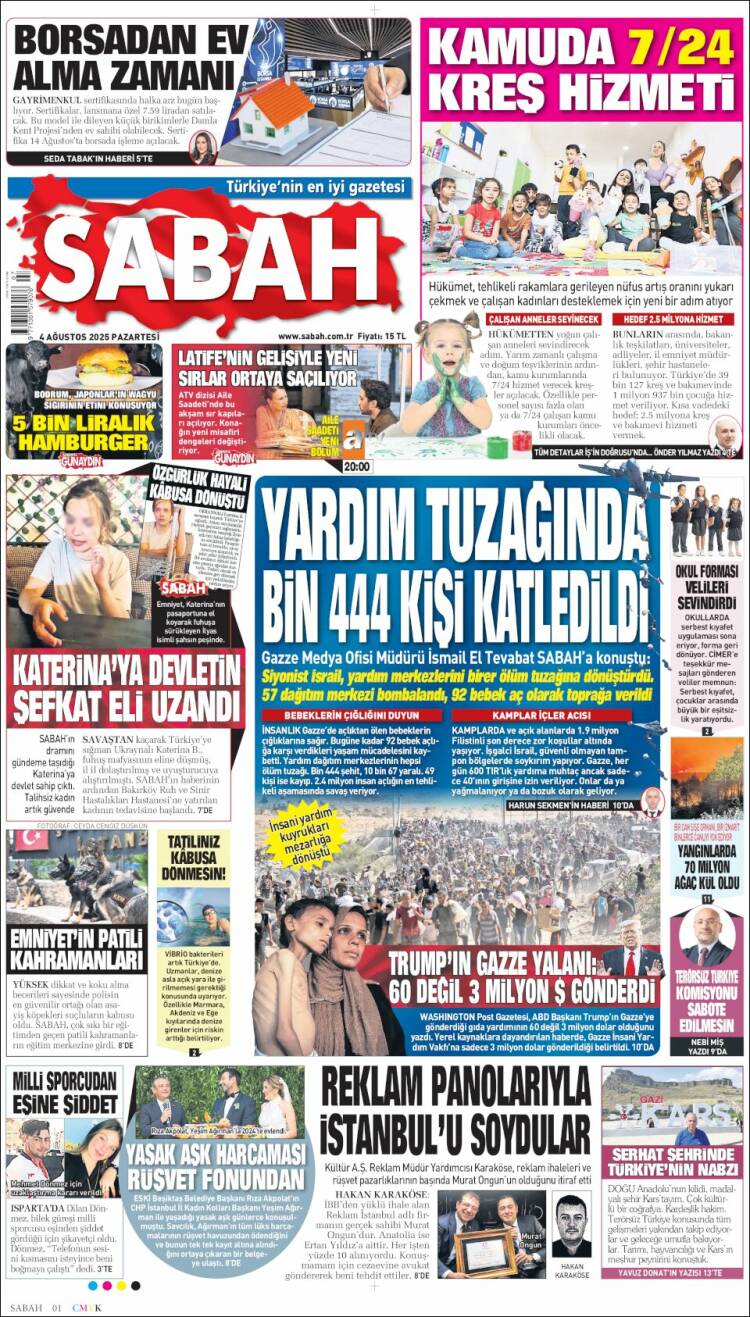 Portada de Sabah (Turkey)