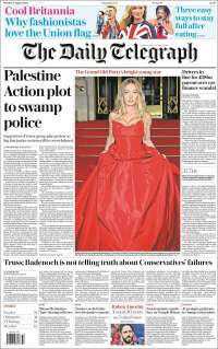 Portada de Daily Telegraph (Reino Unido)