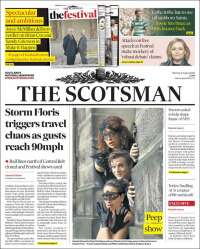 Portada de The Scotsman (Reino Unido)