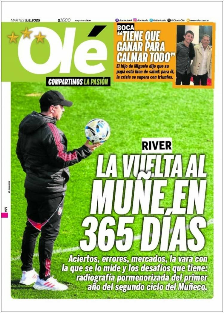 Portada de Olé (Argentine)