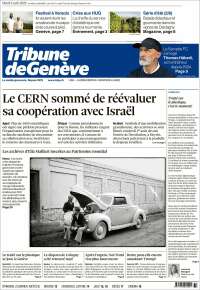 Portada de La Tribune de Genève (Switzerland)