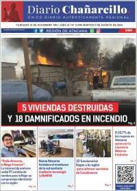 Portada de Diario Chañarcillo (Chili)