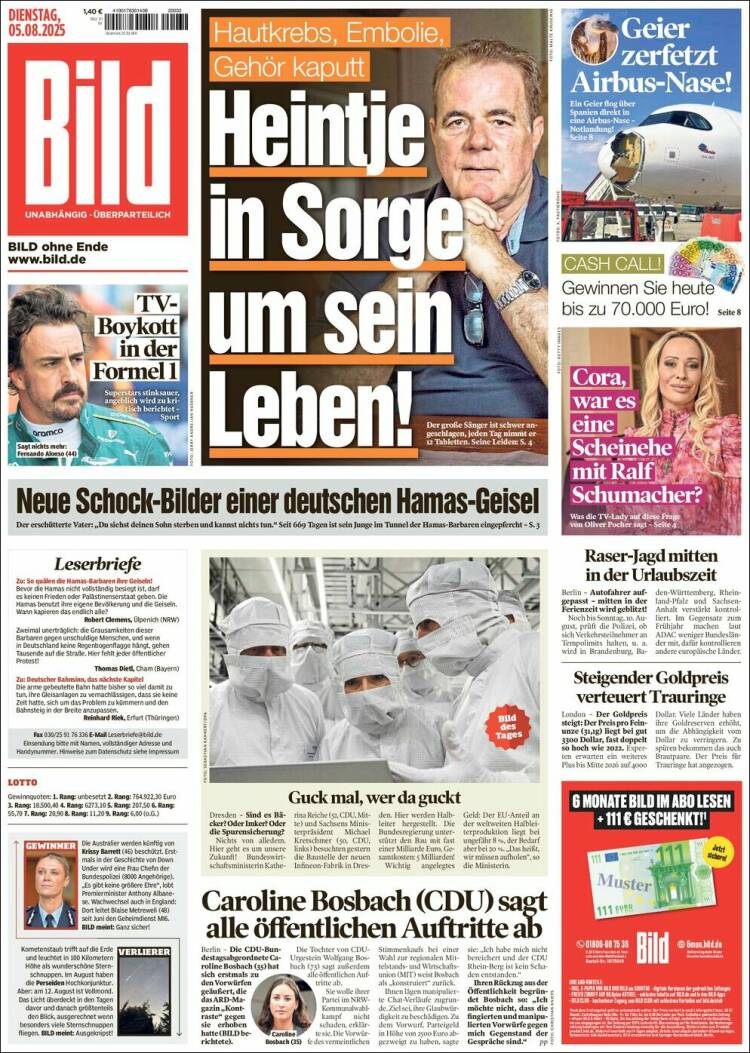 Portada de Bild (Alemania)
