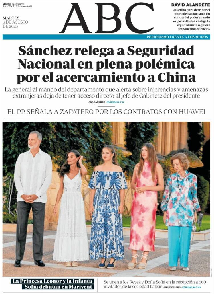 Portada de ABC (España)