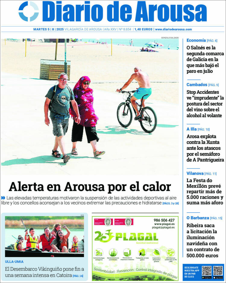 Portada de Diario de Arousa (Spain)