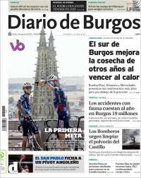 Portada de Diario de Burgos (Spain)