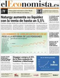 Portada de El Economista (Spain)