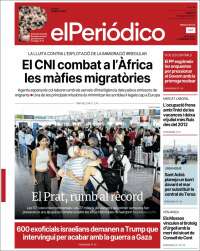 Portada de El Periódico de Catalunya (Spain)