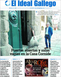 Portada de El Ideal Gallego (España)